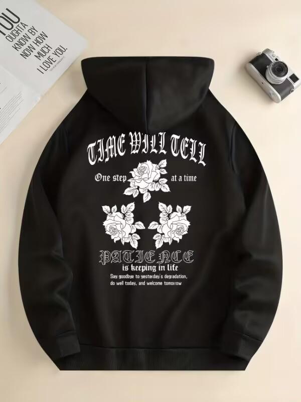 Men's Casual Drawstring Hoodie - Everyday Fashion