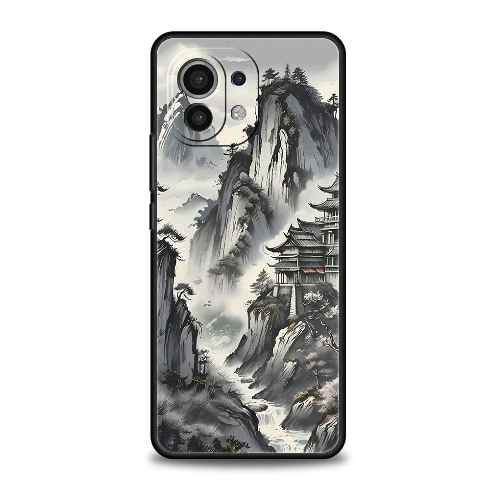 Phone Case For Xiaomi Mi 15 14 13 12 11 Lite 14T 13T 12T 11T Pro Poco X6 X5 M3 X3 Pro F5 F4 Cover Landscape Art