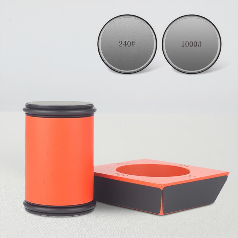 Rolling Blade Sharpener Set 15/18/20/22° Four Angles Non-slip Base Diamond Grinding Disc Jade Fine Sharpening Kitchen Sharpenin