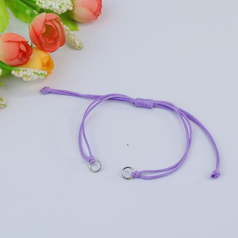 Wax rope woven bracelet DIY accessories Male and female couples adjustable work in progress Weaving bracelet accessories