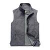 Herren Frühling Sommer Outdoor Freizeit Gilet Schnelltrocknende Weste Schlichte Mode Stehkragen Fotografie Weste