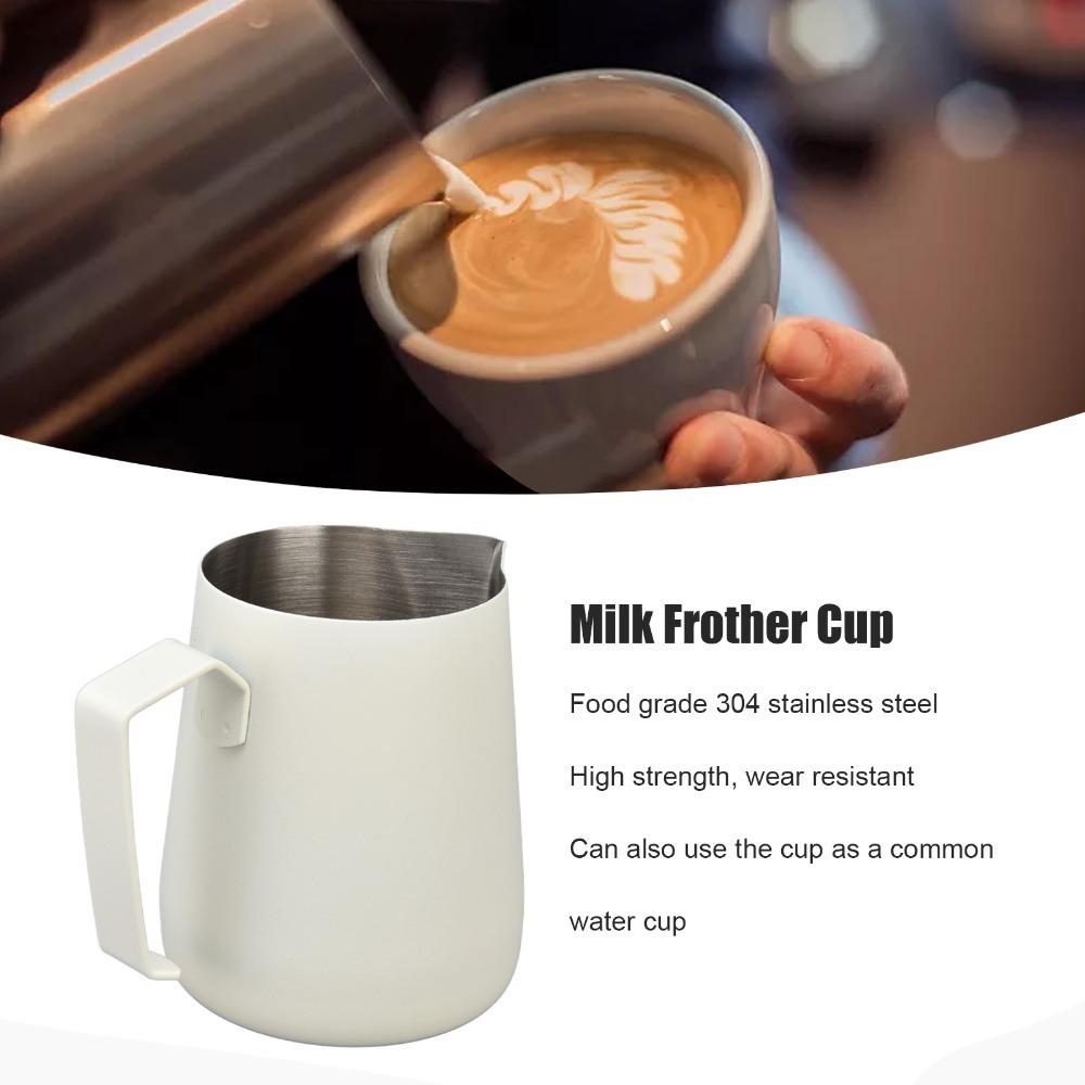 450ml Capacity Milk Frothing Pitcher Thickened Wall Milk Pitcher Frothing Pitcher  For Coffee