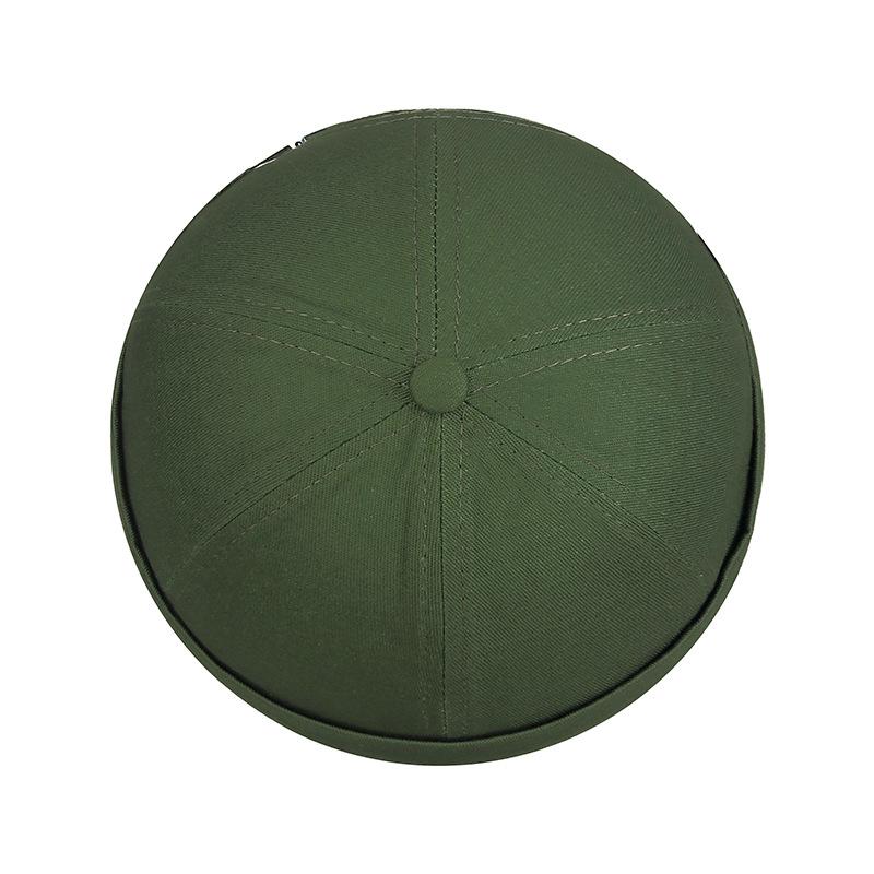 Artistic Retro Embroidered Hat Hip-hop Street Dance Fashionable Melon Rind Hat Brim Elegant and Chic Tang Hat