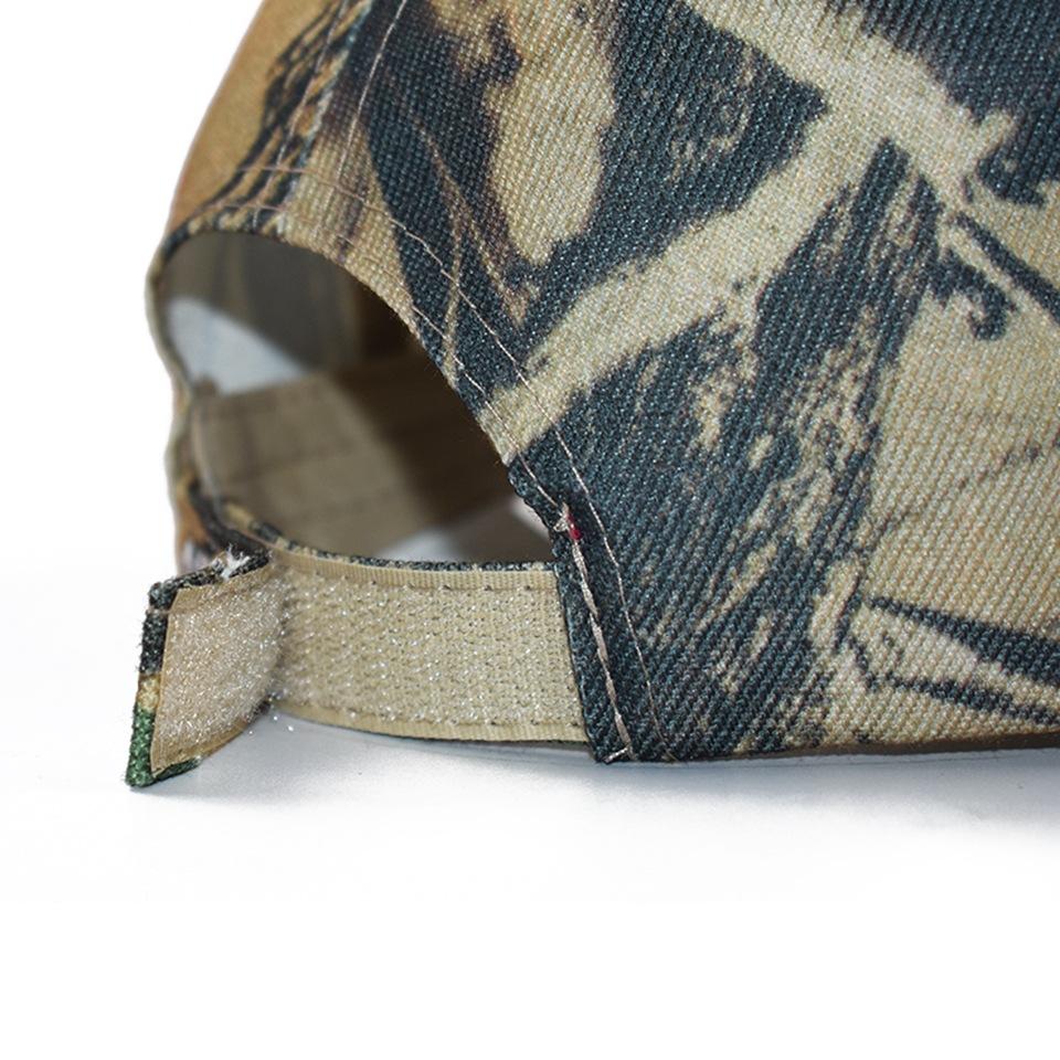 Popular Camouflage 3D Embroidered Skull Personalized Unisex Adjustable 100% Cotton Baseball Cap