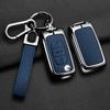 Zinc Alloy Leather Car Flip Key Case Cover Protector Shell Fob Key For Citroen C1 C2 C3 C4 C5 Xsara Pica Auto Accessories