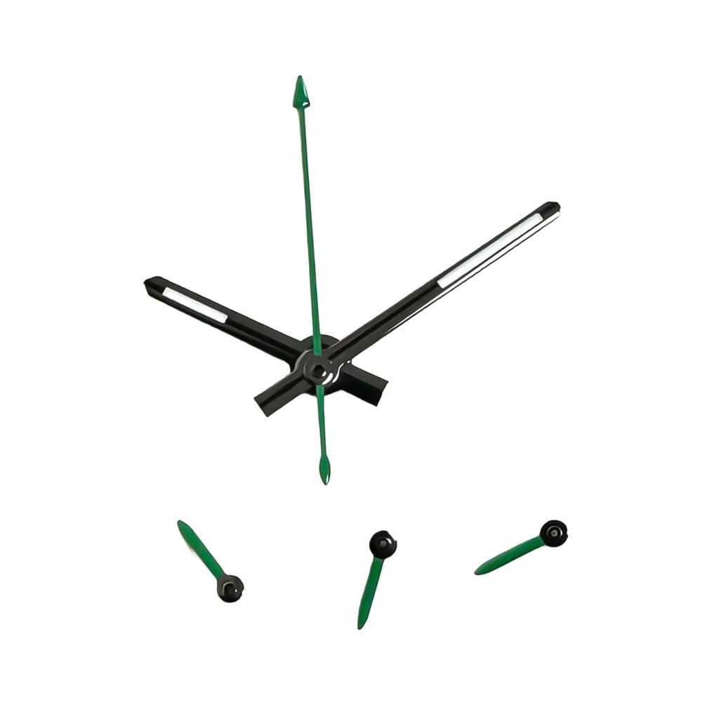 Silber/Orange Uhrenzeiger für VK63 Uhrwerk 6 Stifte Grün Leuchtende Uhrenzeiger Zubehör