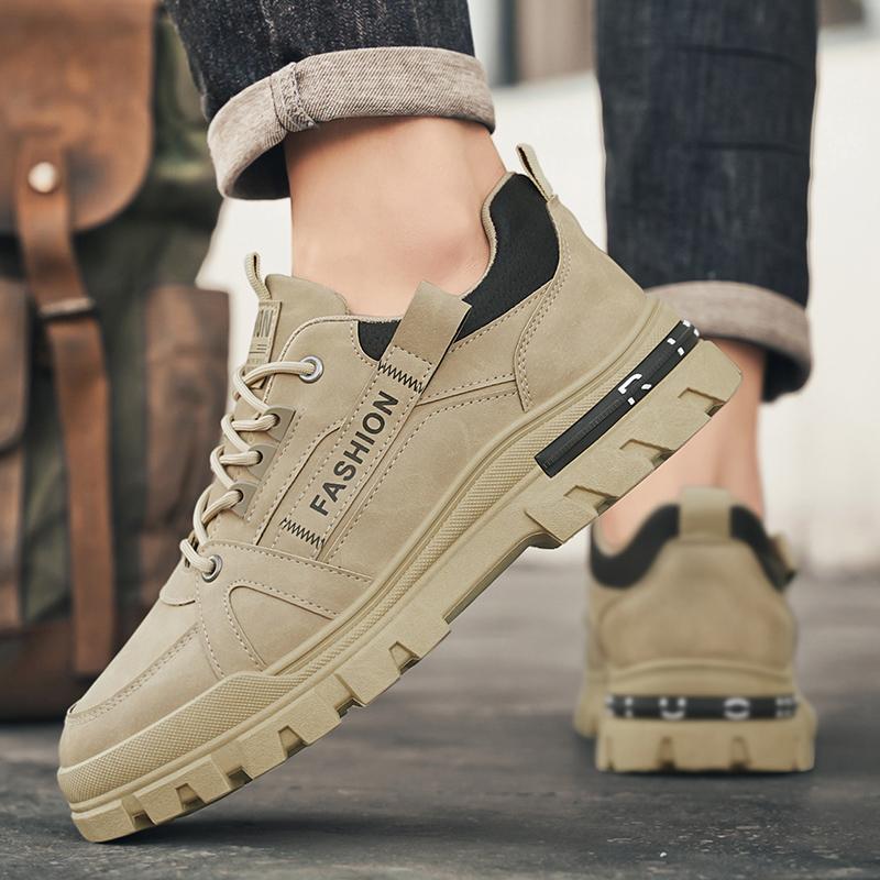 Men’s Sports Shoes Running Sneakers Students Jogging Shoes Black Outdoor Hiking Walking Shoes High Top Over Sized