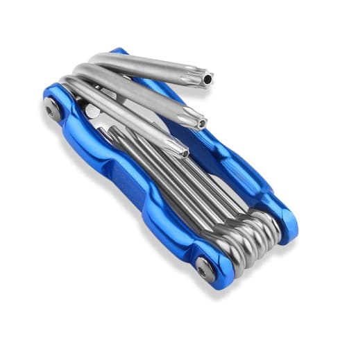 8-in-1 Hexalobe Wrench Set, T9, T10, T15, T20, T25, T27, T30, T40, Star-Shaped Special Screwdrivers, Tamper-Proof Screwdriver Set, Folding Combination