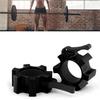 2PCS 50mm Barbell Collar Lock Aluminum Alloy Quick Release Locks Collar Clips for Fitness Training Bodybuilding Black