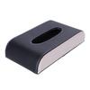 Car Tissue Box Multifunctional Creative Car Armrest Box Napkin Box PU Solid Color Hanging Car Tissue Holder Car Decoration