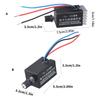 Aluminum 12V 24V Motor Speed Controller 7A 3 Wire Adjustable Speed Regulator Switches For Blower Fan Applications