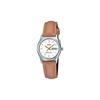 STANDARD Quartz Movement Leather Strap Watch Women's Watch White Dial LTP-V006L-7B2