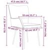 VidaXL 2x Chaises de Salle à Manger Sièges de Cuisine Fauteuils de Salle à Manger Chaises à Dîner Meubles de Cuisine 344804