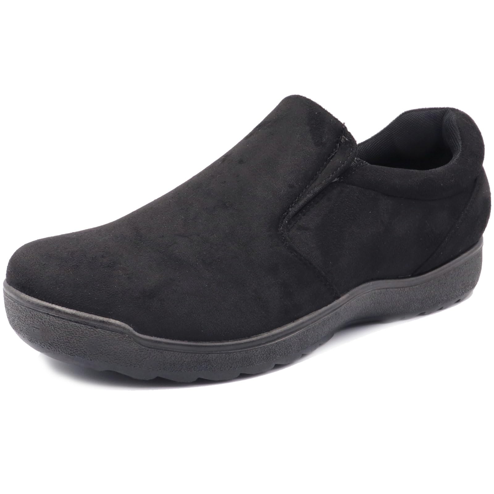 

Мужские повседневные слипоны Rustic 1904, широкие, легкие, нескользящие, черные, размер 25,5 см, 3E