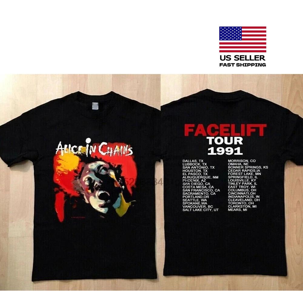 Alice In Chains Facelift 1991 Tour , Alice In Chains Tour shirt Unisex T-Shirt S