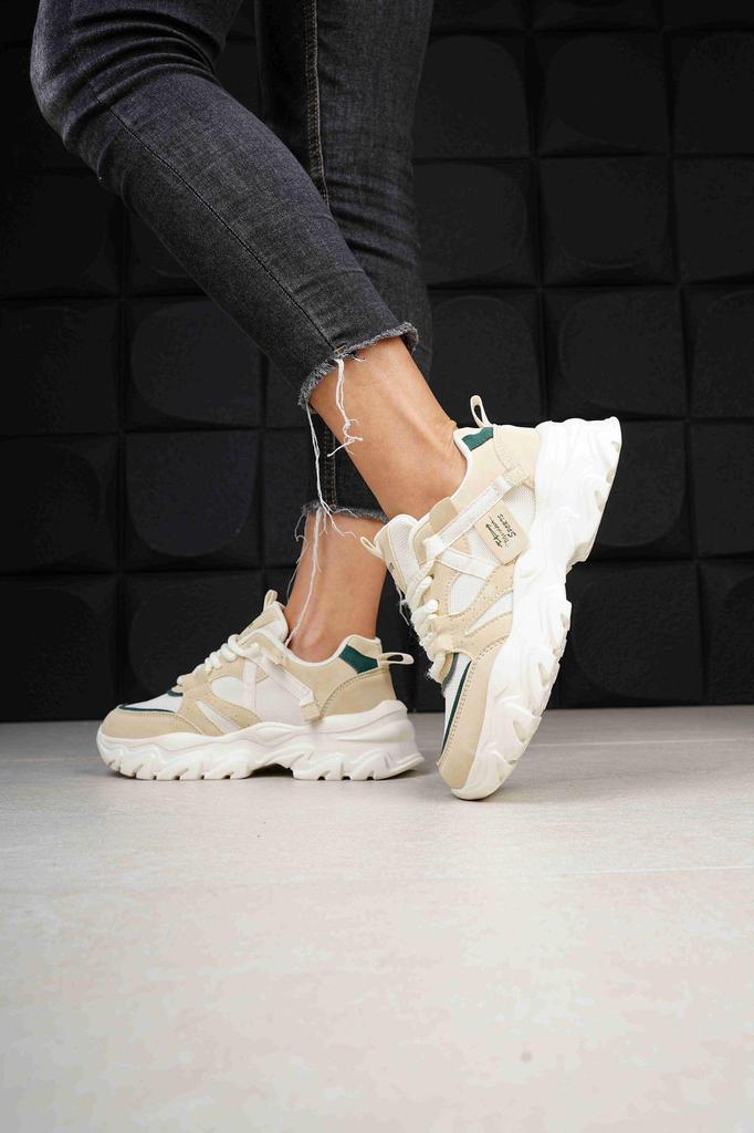 Unisex Casual Leather Platform Sneakers - 2025 Autumn Thick Sole