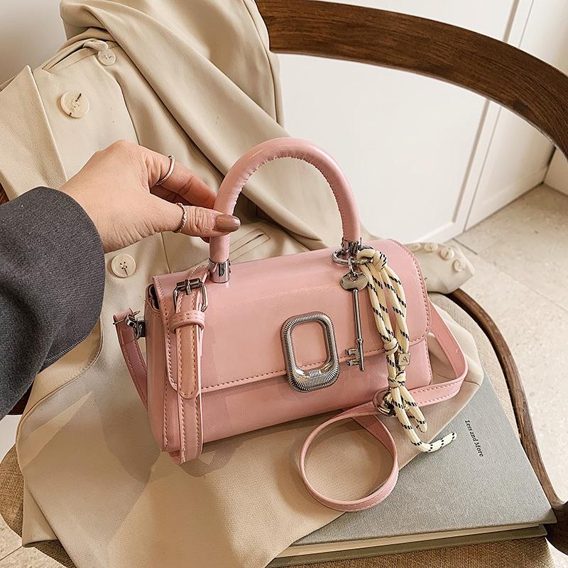 Simple Hand Bag Small Square Bag 2025 Spring New Fashion Shoulder Bag Trend Versatile Temperament Messenger Bag