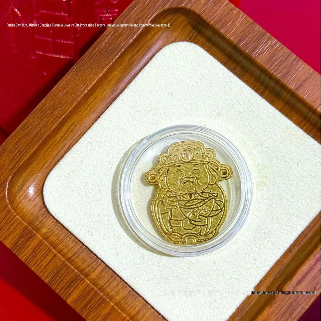 Pure Gold 999 Horse Year Phone Sticker for Wealth and Health - Popular Douyin Live Seller