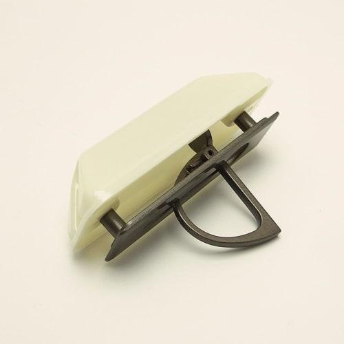 Waki Sangyo Die-Cast Rotating Handle for Underfloor Storage Cabinet, National Bronze, 82mm Screw Pitch, VG-135