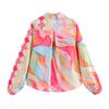 Fashion Style 2024 Summer New Arrival Women's Clothing Slim Looking Elegant All-Matching Printed Long Sleeves Shirt High Waist Pants