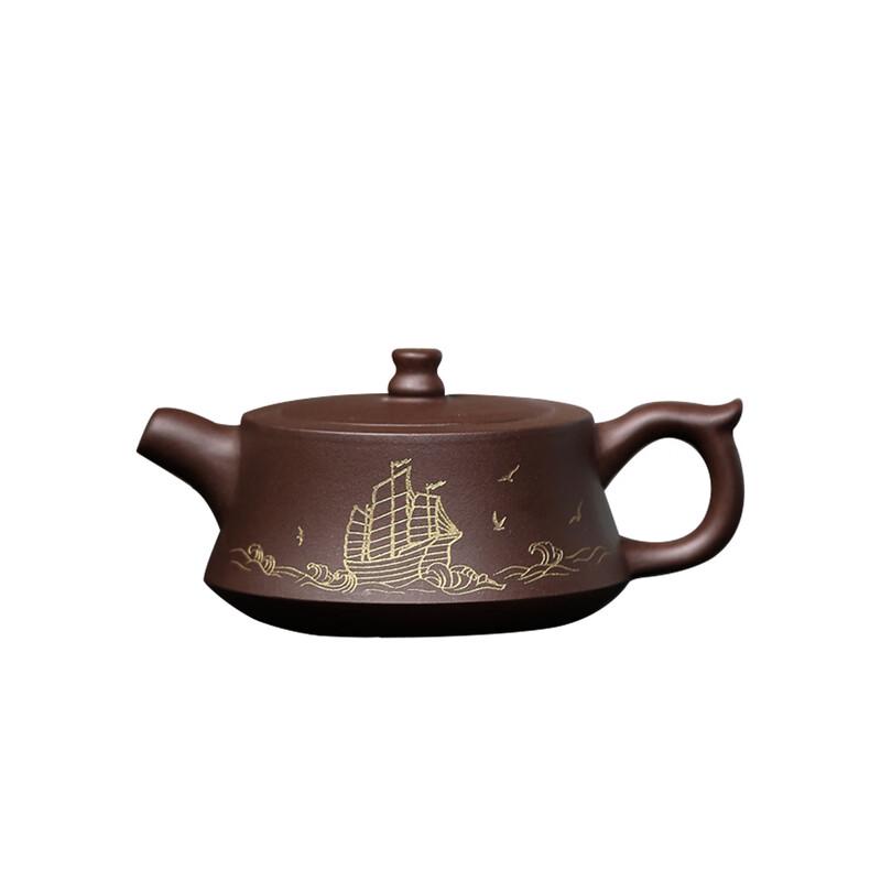 Wanchunhe Breaking Waves Zisha Teapot