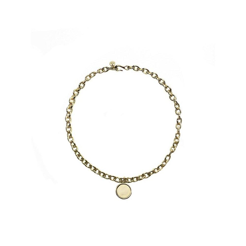 Medal & Bold Chain Necklace