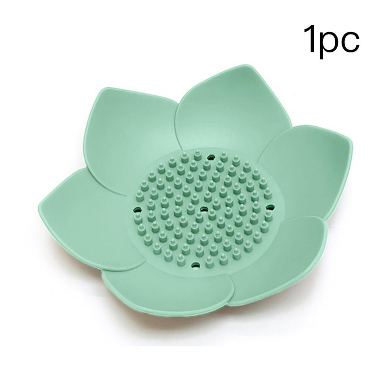 

Tpr Lotus Soap Plate Flower Shaped Bathroom Simple Drainage Tray Toilet Toilet Washboard Universal