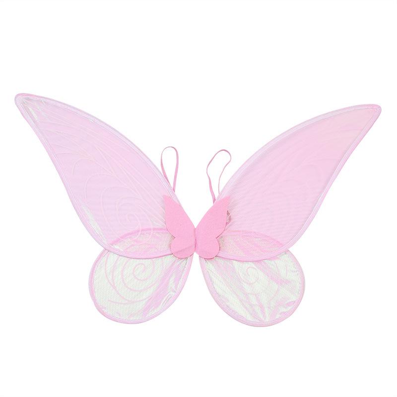 Butterfly Fairy Wings for Cosplay Costumes Sparkle Halloween Costumes for Girls Fairy Princess Wings Party Favor Accessories 60CMx50CM