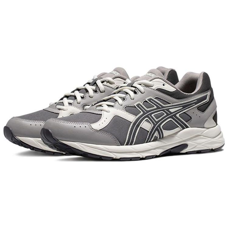 Asics Gel-Contend Cn Lightweight Comfortable Fabric Synthetic Leather Low-Top Casual Running Shoes Men Sneaker Gray 1011B645-020