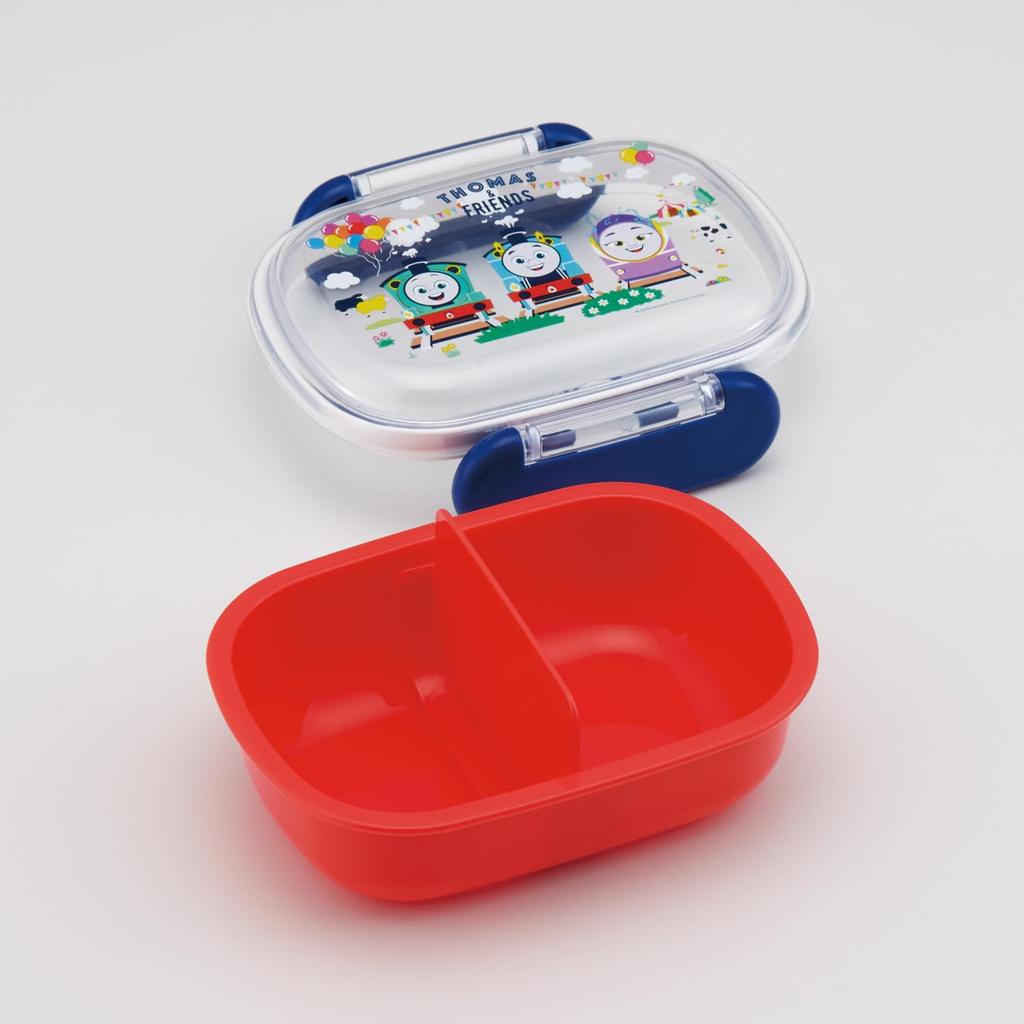 Skater Small Lunch Single Made in Thomas the Tank Engine for Boys Kids' Box, Tier, 270ml, Dome-Shaped, Antibacterial, Japan, Design, (QAF1AG68526)