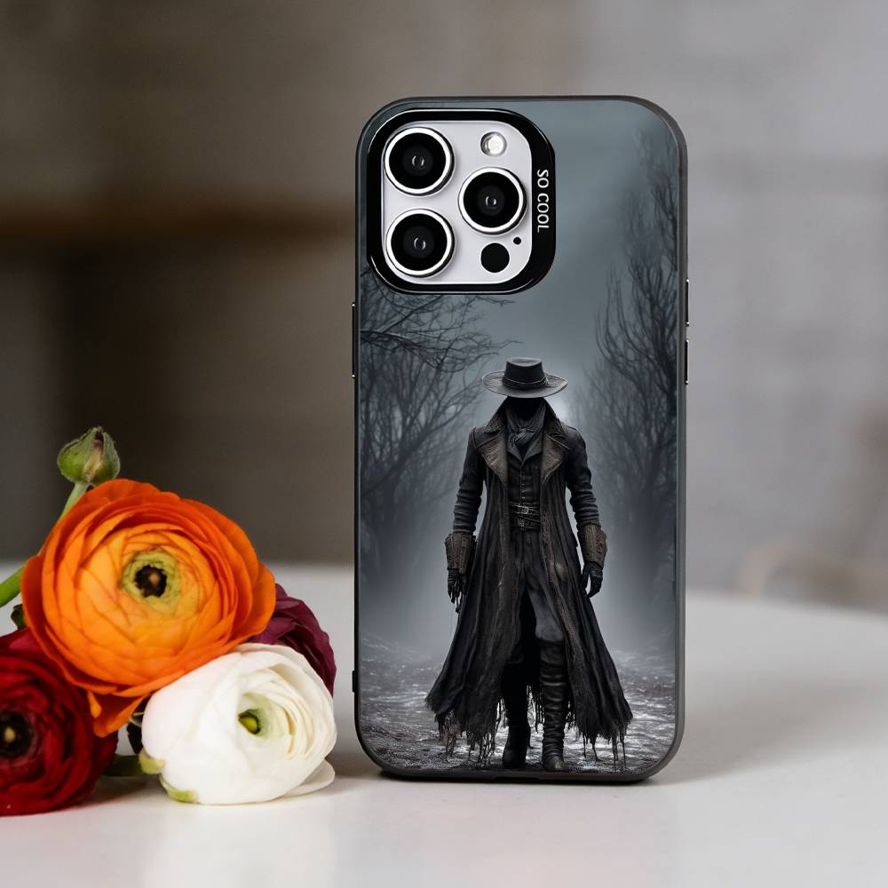 Game B-Bloodborne Phone Case For iPhone 17,16,15,14,13,12,11 Plus,Pro Max,XS,Colorful Silver Phone case Funda Cover