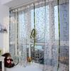 Bestickter römischer Gardinenvorhang Klassischer Fensterbildschirm mit Blumenmuster Eleganter bestickter römischer Schatten für