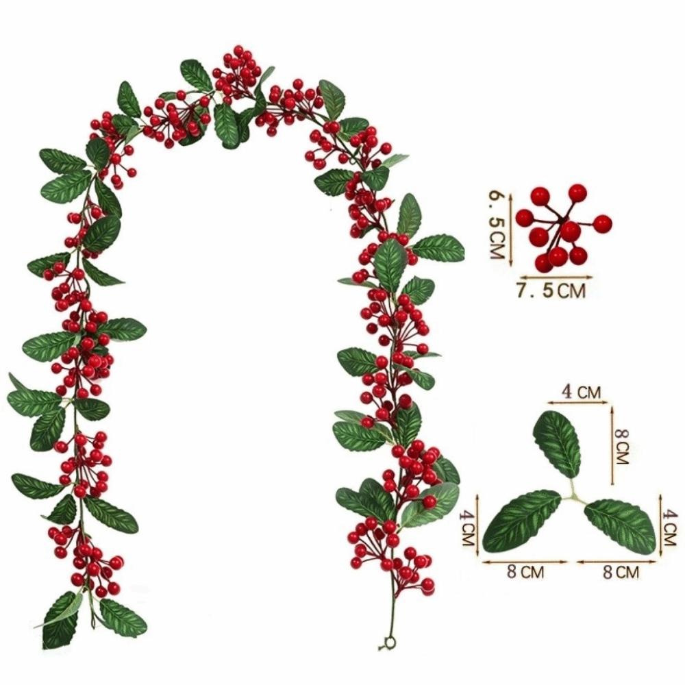 Artificial Foliage Spring Floral Garland DIY Plastic Garland Hanging Plants 180cm Flexible Artificial Flower Vines