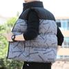 cotton clothes vest autumn and winter new youth urban flow splicing still casual stand-up collar vest jacket