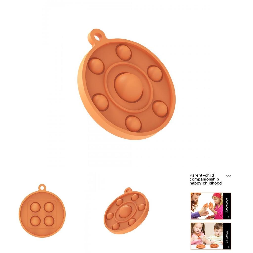 Squid Game Pop It Simple Dimple Push Bubble Keychain Pendant Fidget Toy For Stress Relief Fun