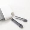 2-in-1 Window Slot Cleaning Brush Portable Door Groove Hair Grip Brushes Tight Gap Cleaner Brush for Household Deep Cleaning