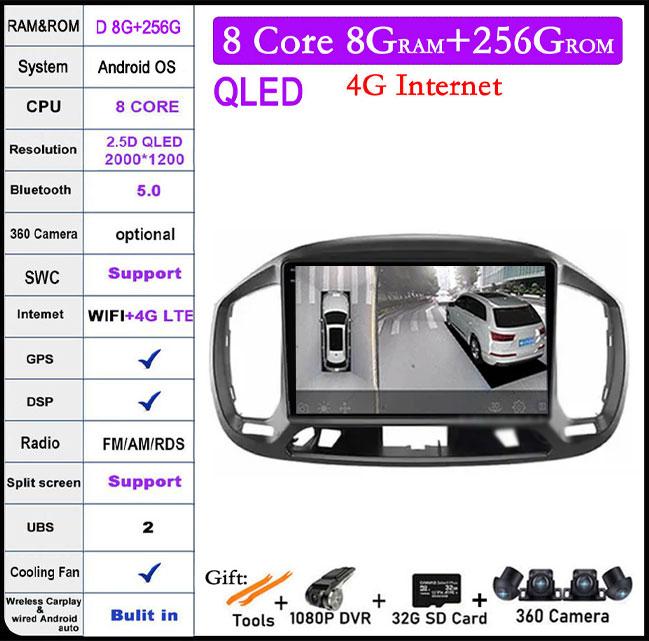 Car Android Radio Stereo For FIAT UNO 2014 - 2020 DSP Car Carplay Multimedia Player Navigation GPS WIFI Autoradio Audio