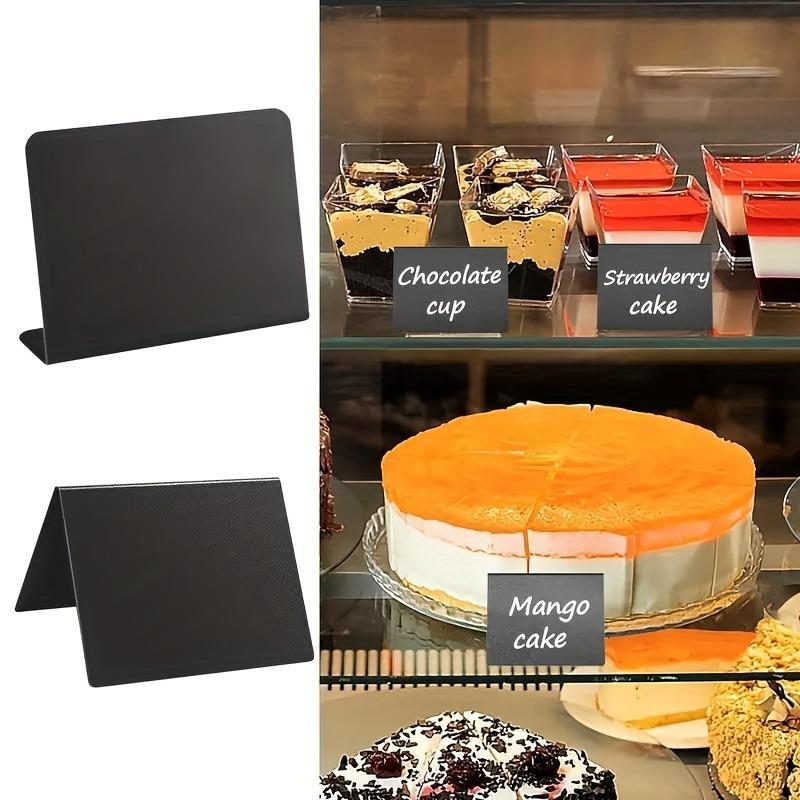 12pcs Erasable Blackboard Product Price Label Table Label Small Table Label L-shaped Vertical Price Label Blackboard