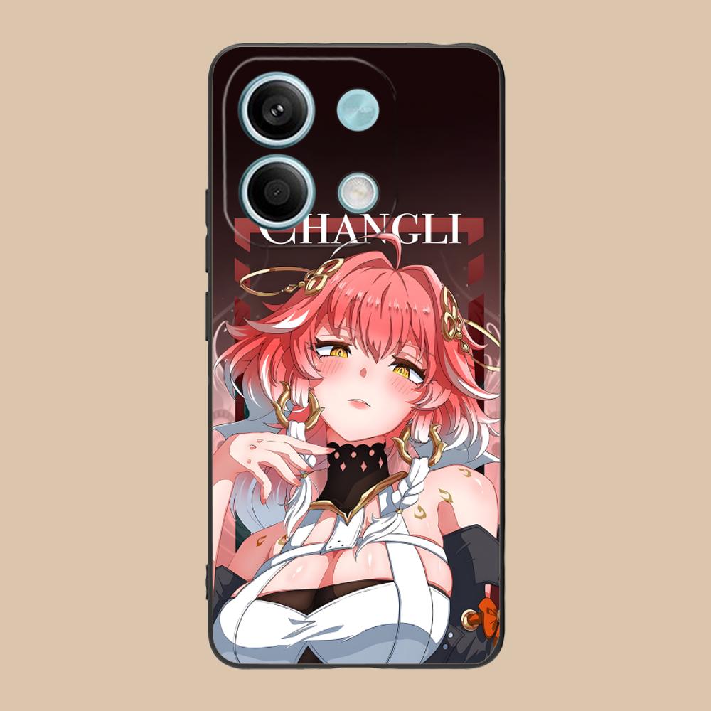Wuthering Waves Changli Phone Case for Xiaomi 15 14 13 12 Mi 11 T Ultra Lite Pro S X 5G Colour Printing Protective Luxury Pretty