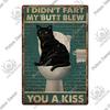 Putuo Decor Cute Cat Vintaget Tin Signs Retro Plaque Metal Plate Wall Art Decor for Home Cafe Living Room Pet Shop Iron Poster