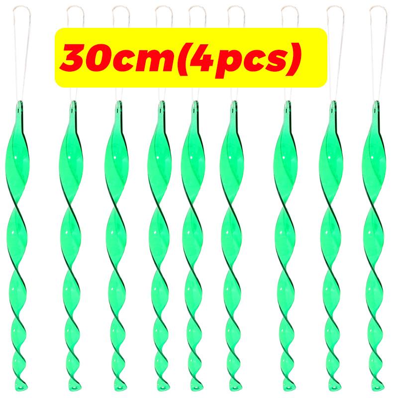 Reflective Bird Repellent Wind Spiral Rotating Rods Hanging Ornaments Balcony Garden Decor Pigeons Birds Scare Repeller Sticks