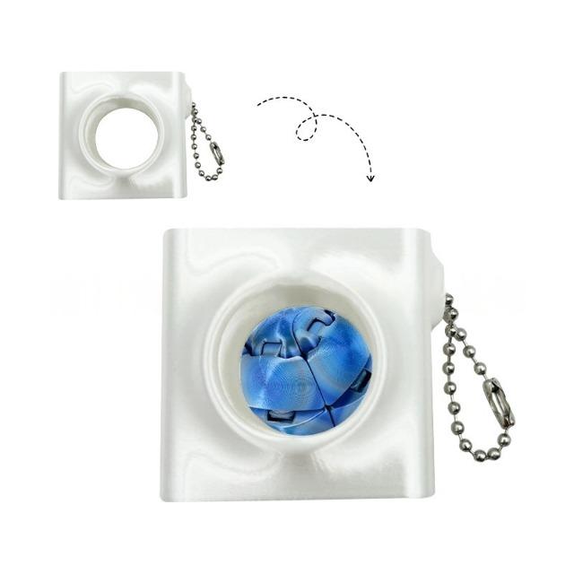 3D Printed Twistsphere Fidget Toy Gradient Gear Ball Rotating Liquid Flow Ball Anxiety Relief Decompression Toy