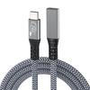 Long Length Cable Extend Distance Nylon Braided USB C Male To Female 20gbps Type C Cable Fast Charging Usb 3.2 Extension Cable