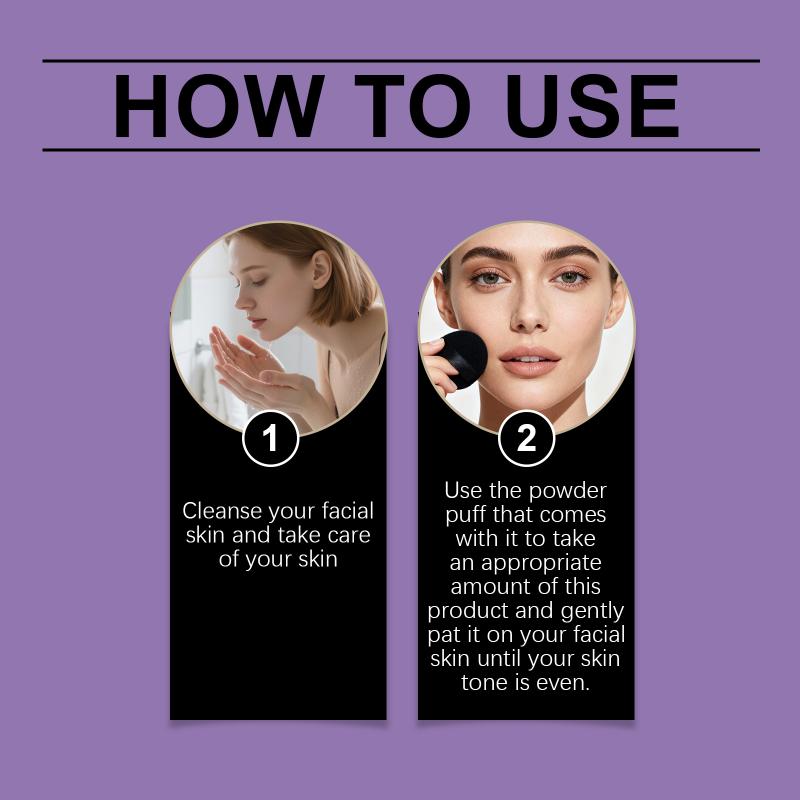 Purple Concealer Air Cushion Foundation Oil-Control Waterproof Long-Lasting Natural Full Coverage Bb Cream Face Cosmetics Makeup