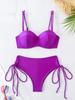 Underwire Bikini Swimsuit High Waist Swimwear for Women Push Up Two Piece Bathing Suits Push Up Summer Female
