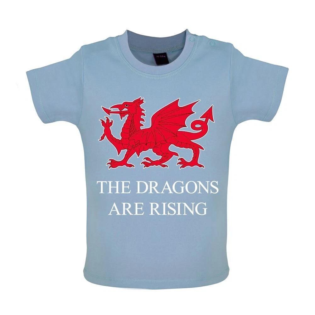 The Dragons Are Rising - Kids T-Shirt Tees Top - Wrexham Football Dragon Love 100