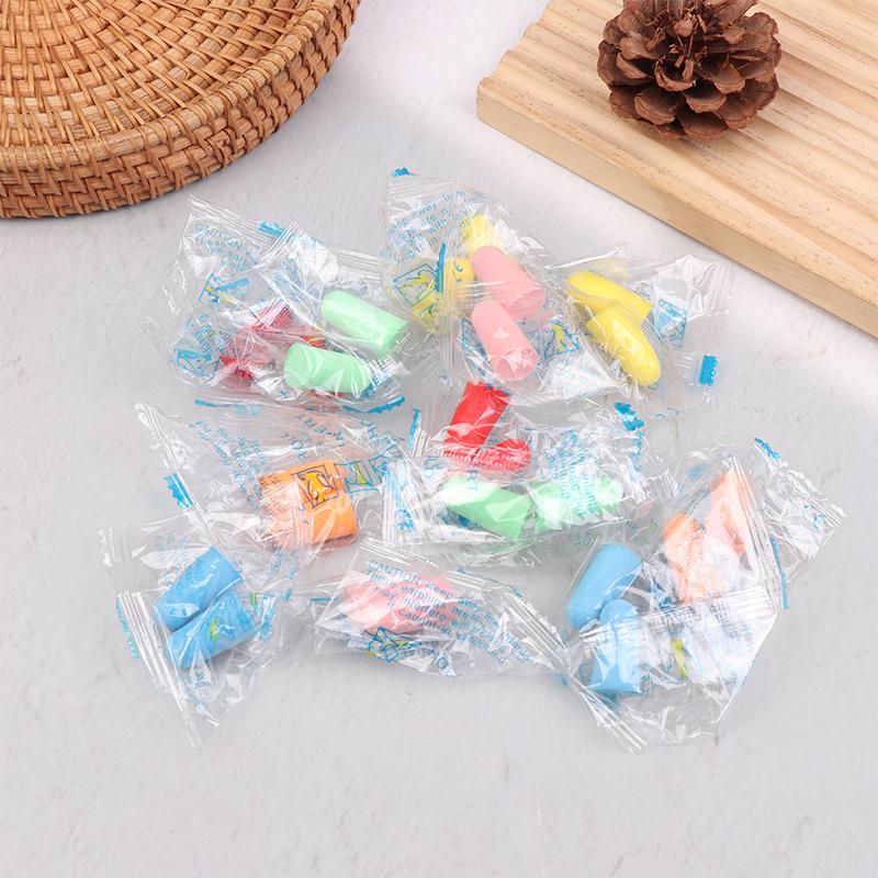 10 Pairs Sponge Earplugs Noise Canceling Sleep Earplugs Noise-Isolating Earplugs Dust Resistant Abrasion Resistant Flexible Work
