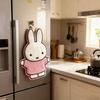 Kawai Miffy Rabbit Hand Towel Thickened Cartoon Wipe Cloth Versatile Household Supply Bathroom Kitchen Washroom Home Decoration