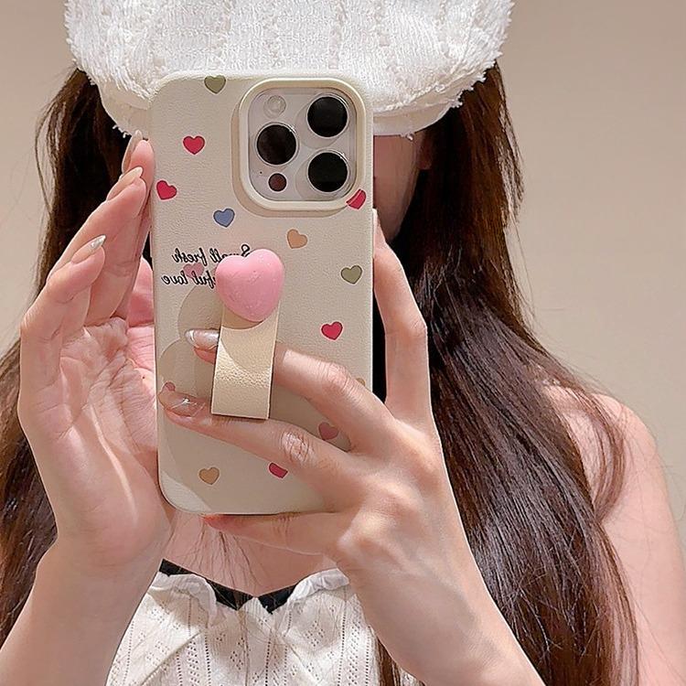 

Summer Ins Colorful Polka Dot Three-dimensional Ring Cluster Applicable To IPhone15promax Apple 14 Mobile Case 13 Women Apple 16plus
