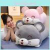 Pig Cartoon Cute Mouse Hamster Bed Pillow Girls Office Lunch Plush Gift Toy